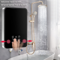 wall mounted bathroom tankless electric shower induction instant water heater